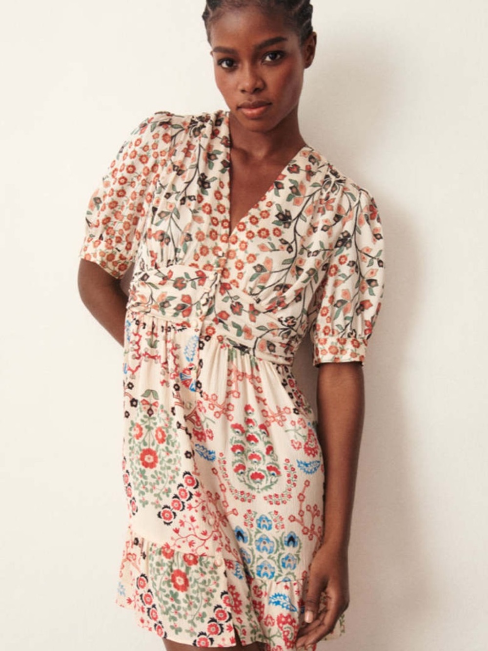 ba&sh Ganiela Printed Dress, Sz L